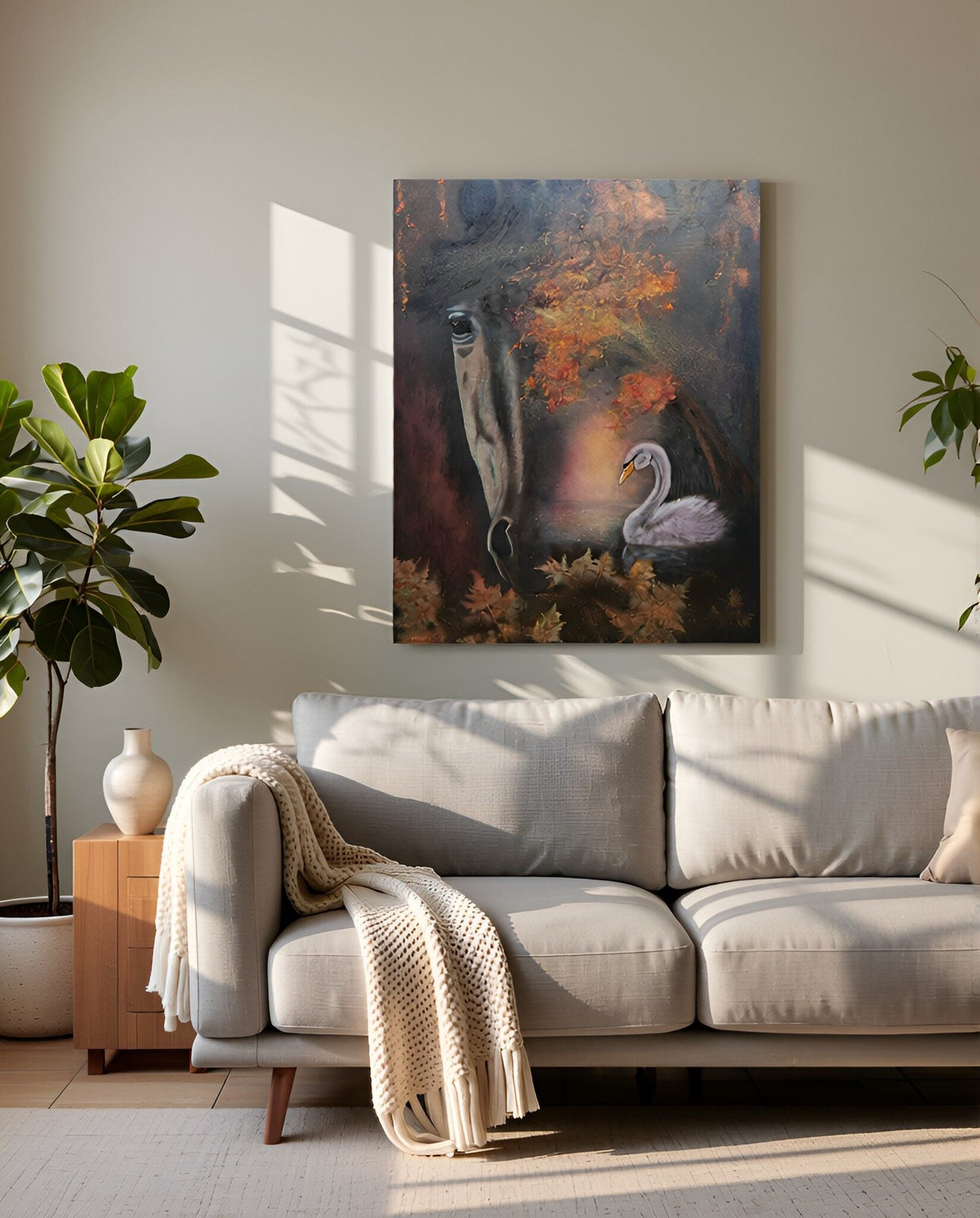 Originalt maleri "Autenticitet" 80x100cm