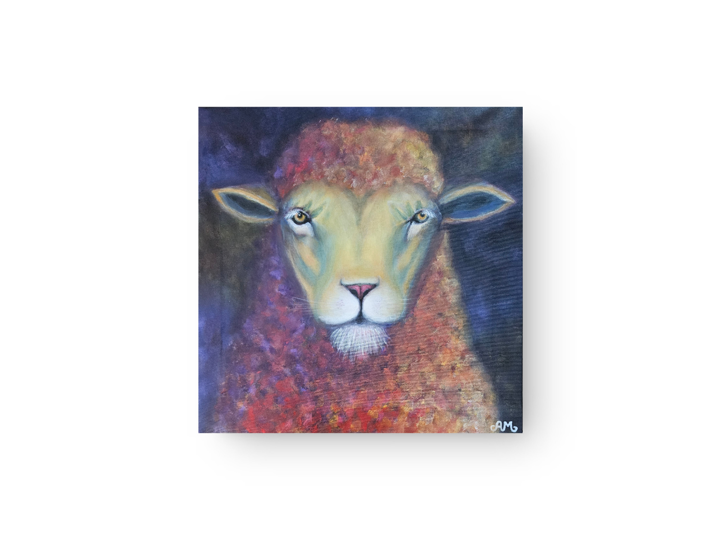 Originalt maleri "Den Skjulte Styrke" 50 x 50 cm