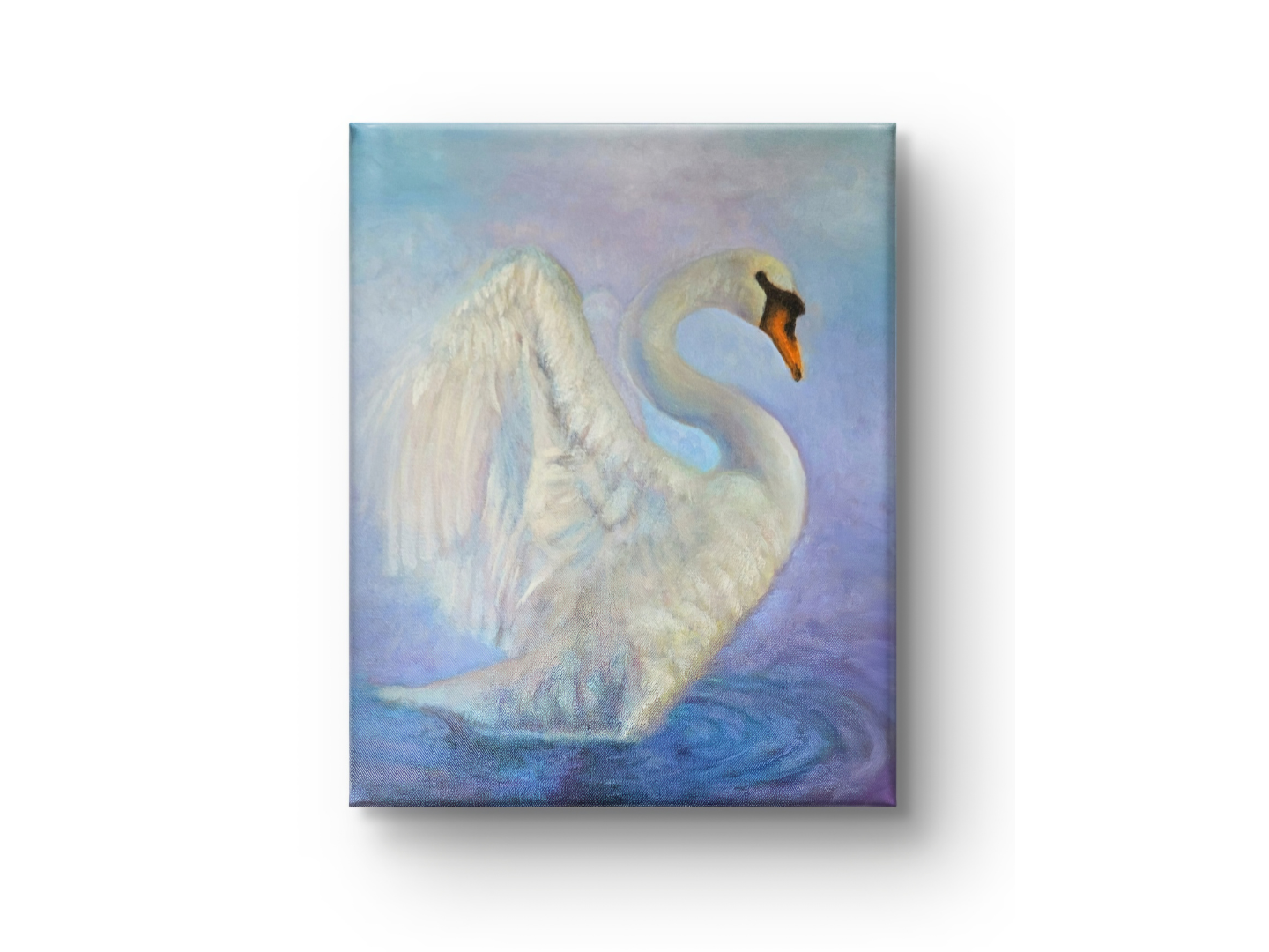 Print på lærred 40 x 50 cm – Svanens Styrke
