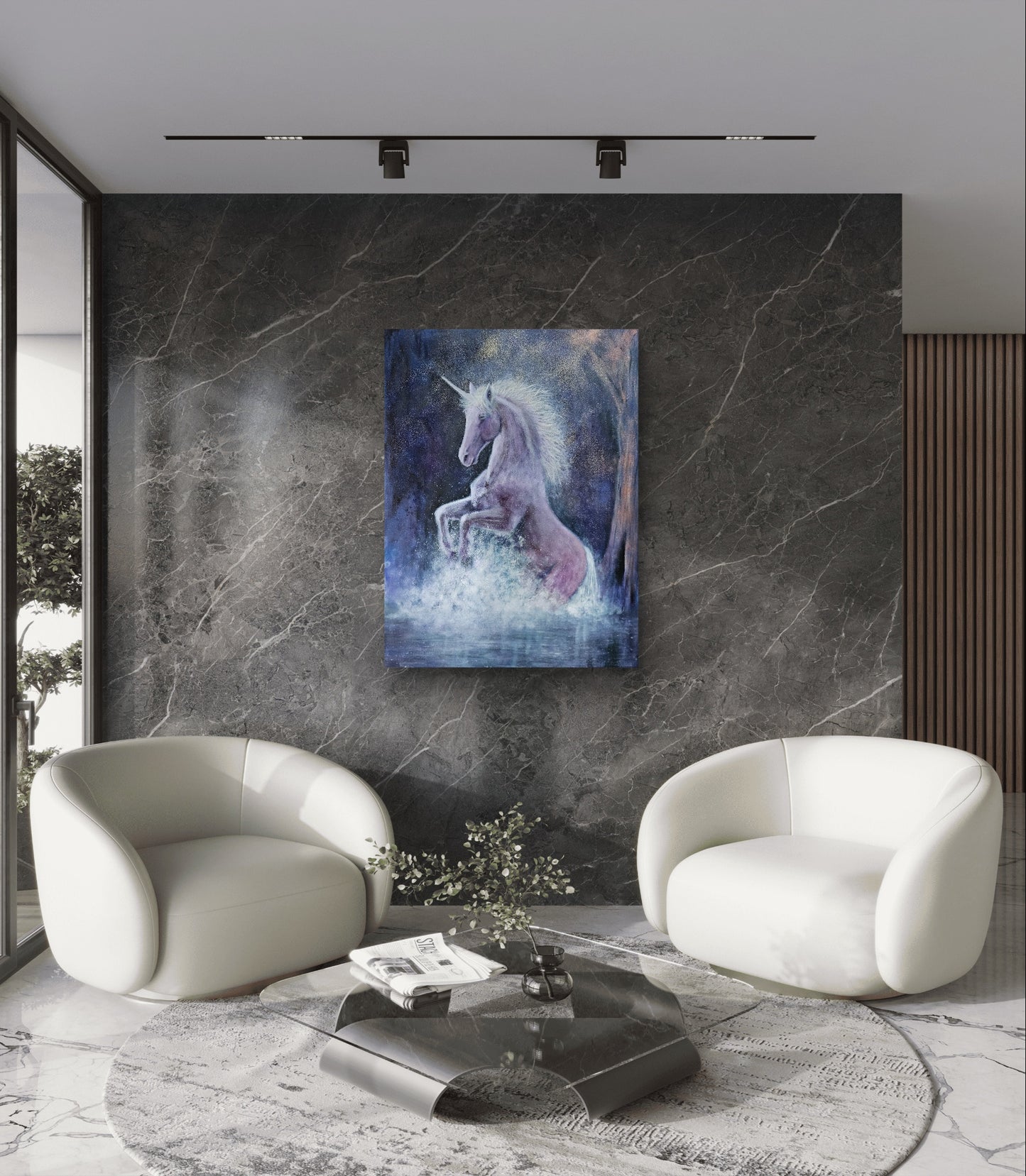 Originalt maleri "Forvandlingens Kraft" 60x80 cm
