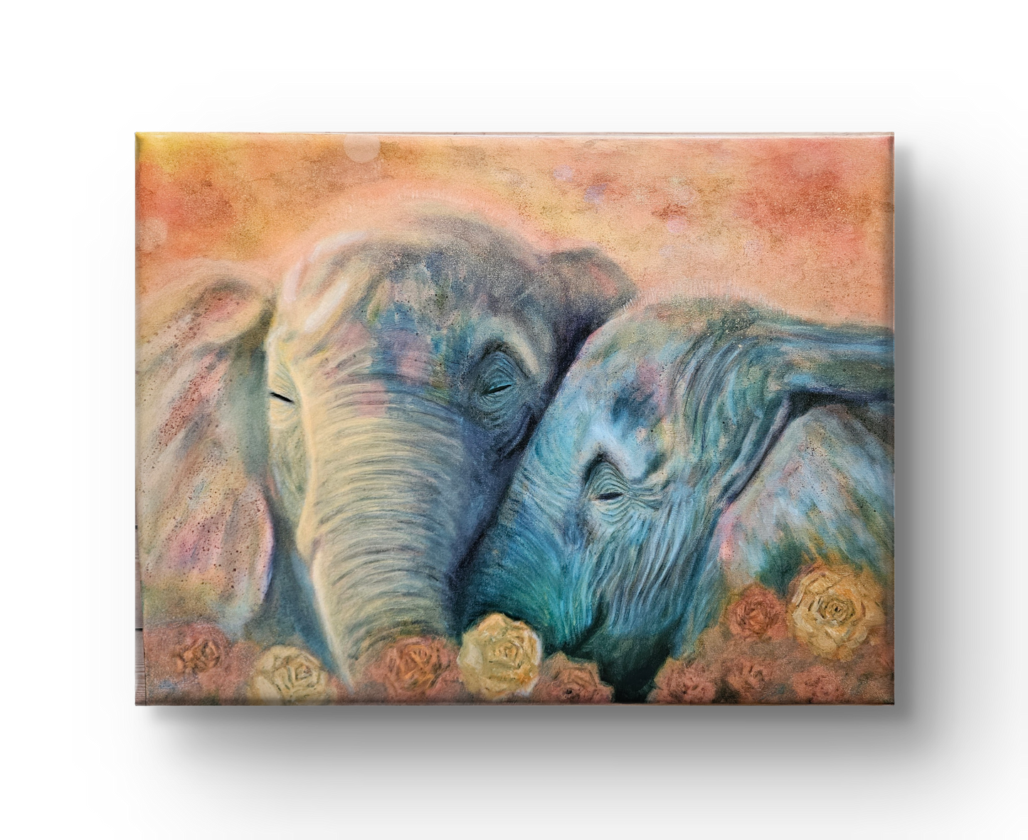 Originalt maleri "Den Evige Forbindelse" 60x80 cm