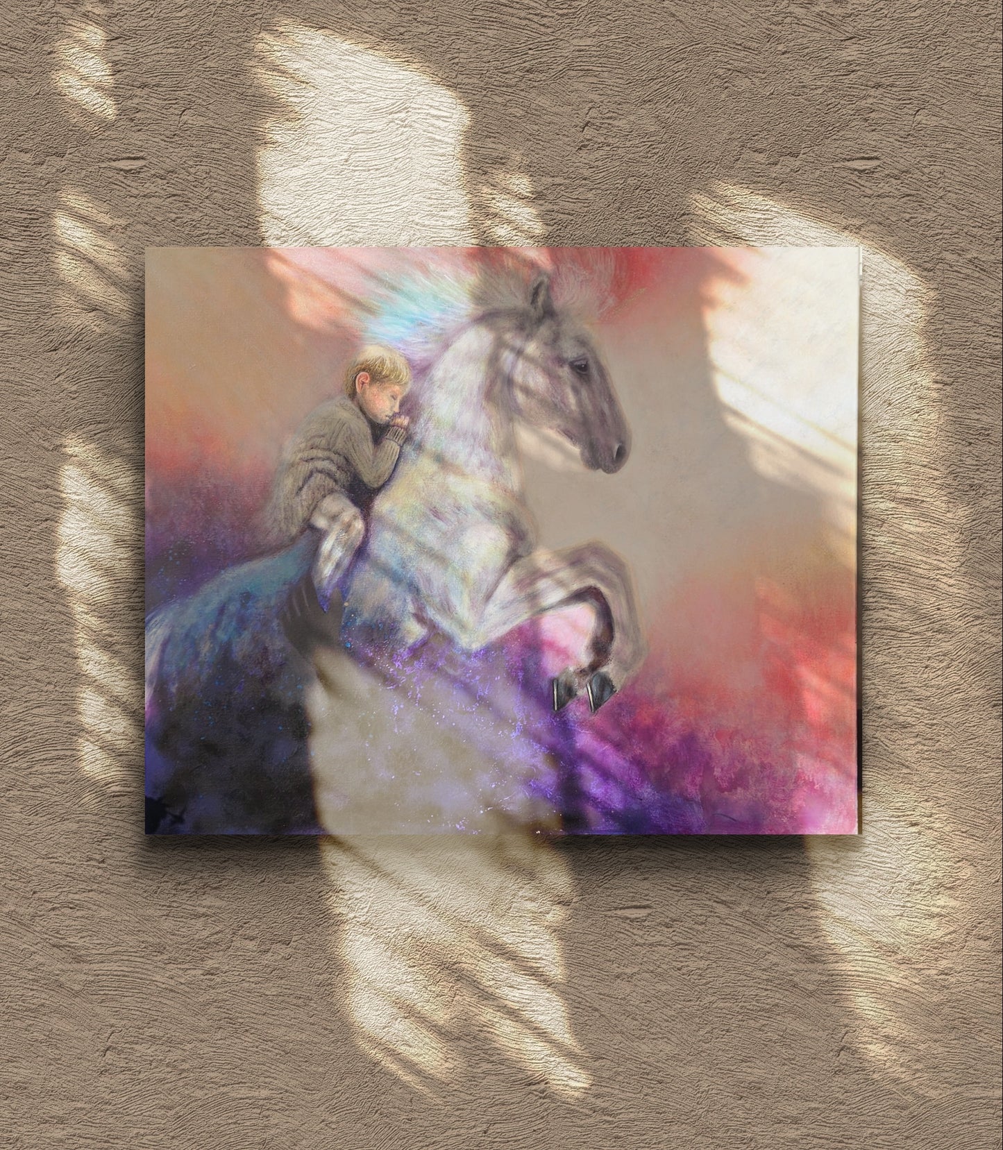 Originalt maleri "Redningen" 100x120 cm