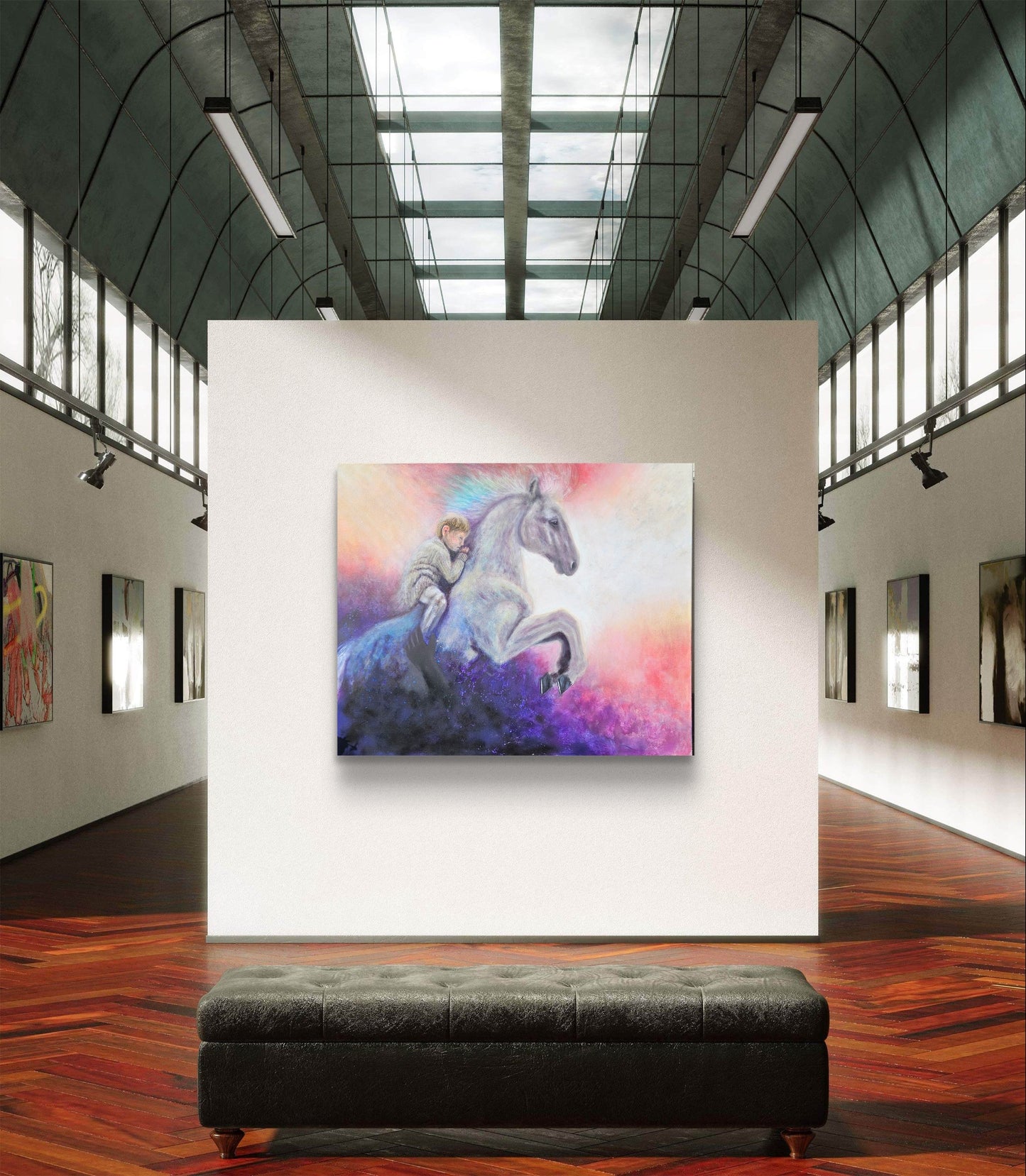Originalt maleri "Redningen" 100x120 cm