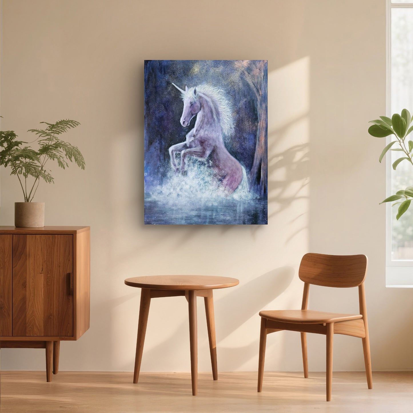 Originalt maleri "Forvandlingens Kraft" 60x80 cm