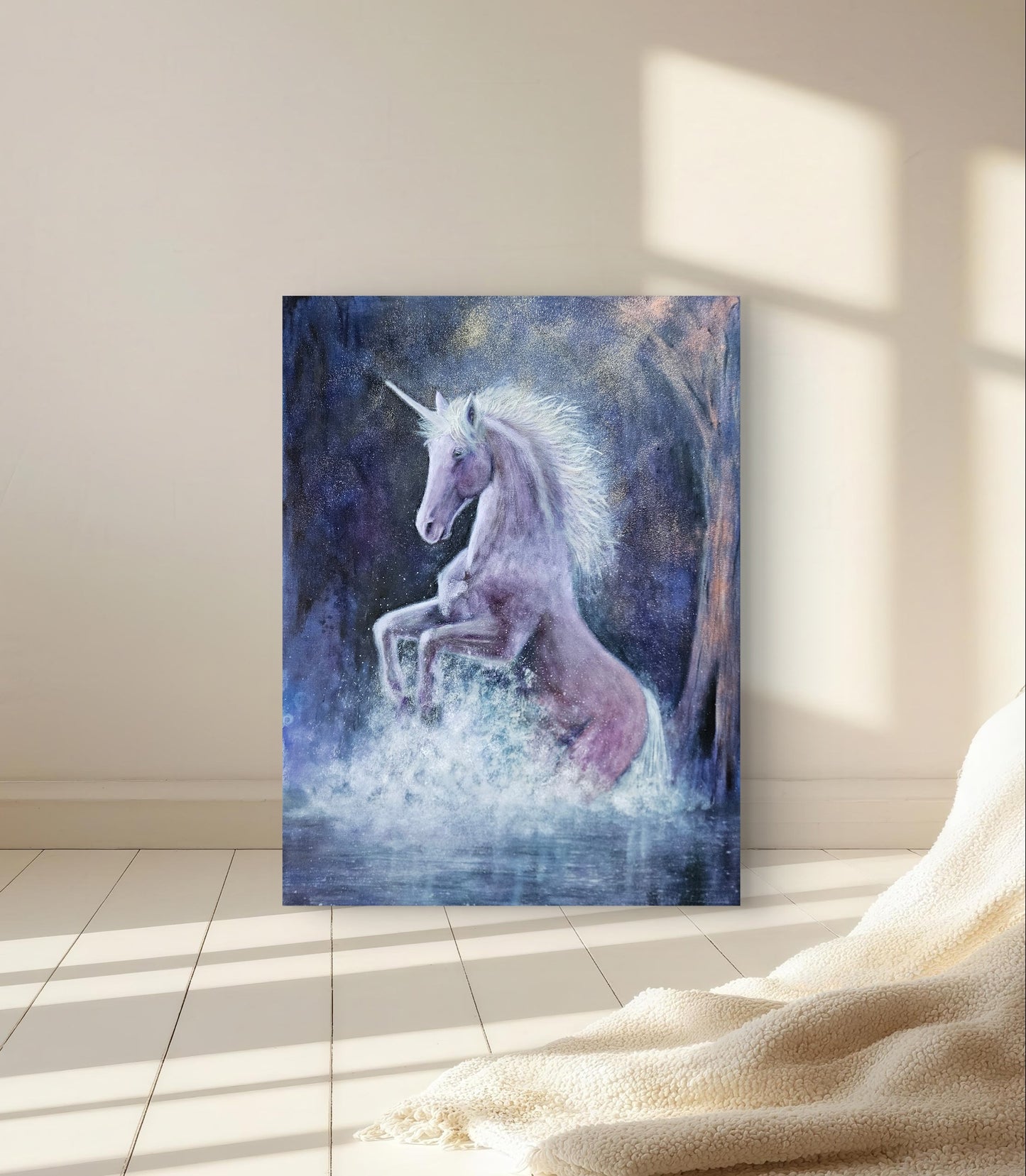 Originalt maleri "Forvandlingens Kraft" 60x80 cm