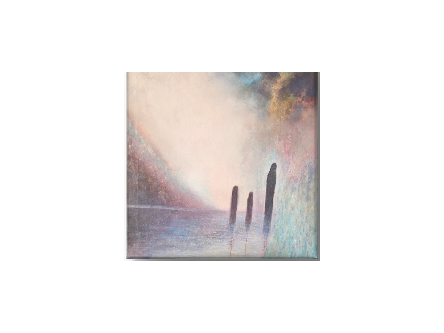Originalt maleri "Lyset i Skyggerne" 90x100 cm
