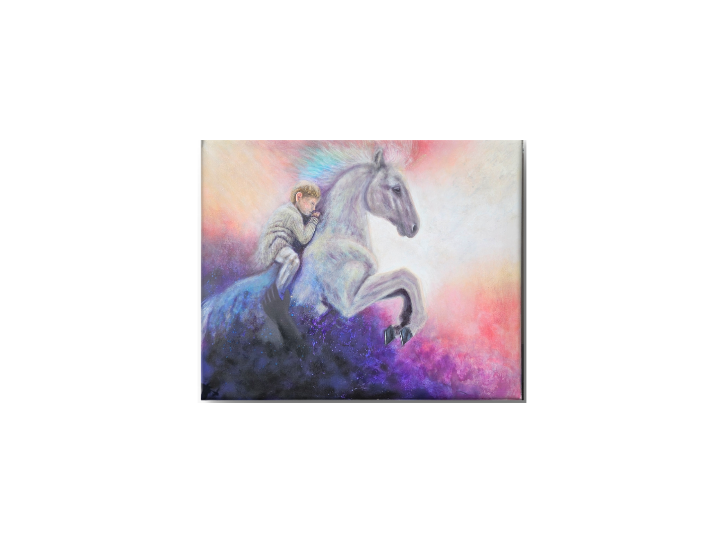 Originalt maleri "Redningen" 100x120 cm