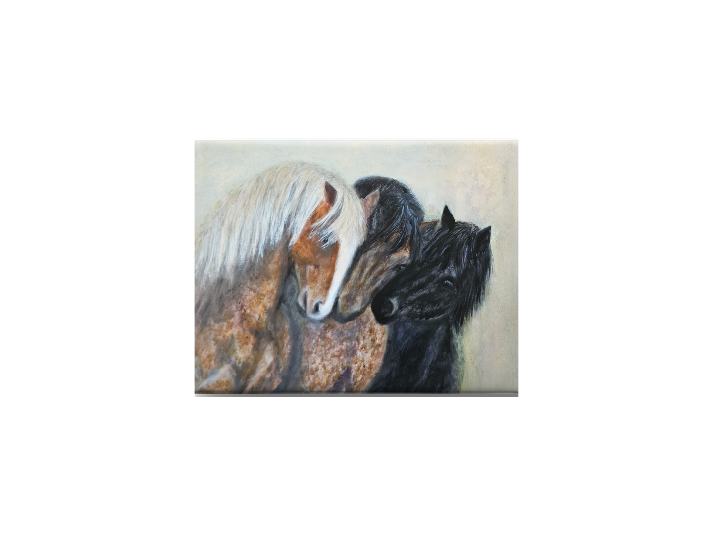 Originalt maleri "Treenighed" 80x60 cm
