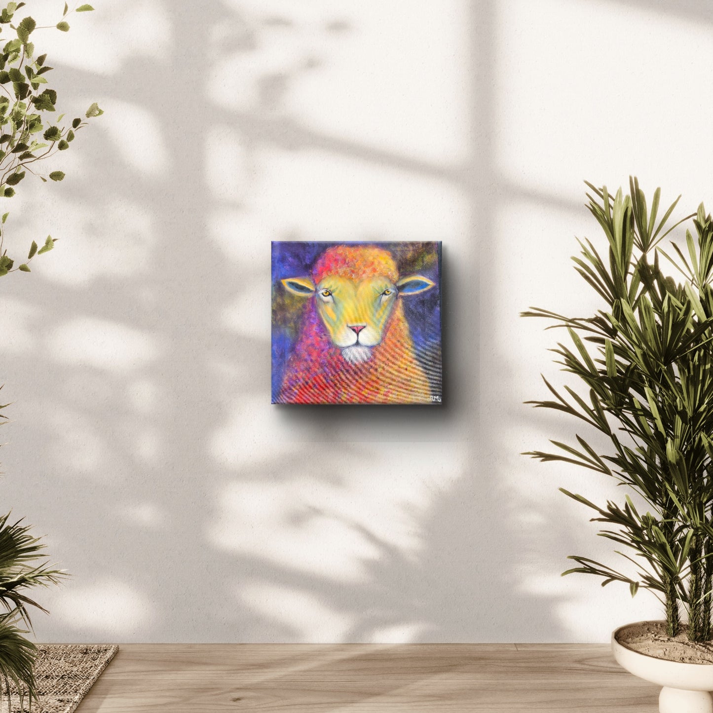 Originalt maleri "Den Skjulte Styrke" 50 x 50 cm