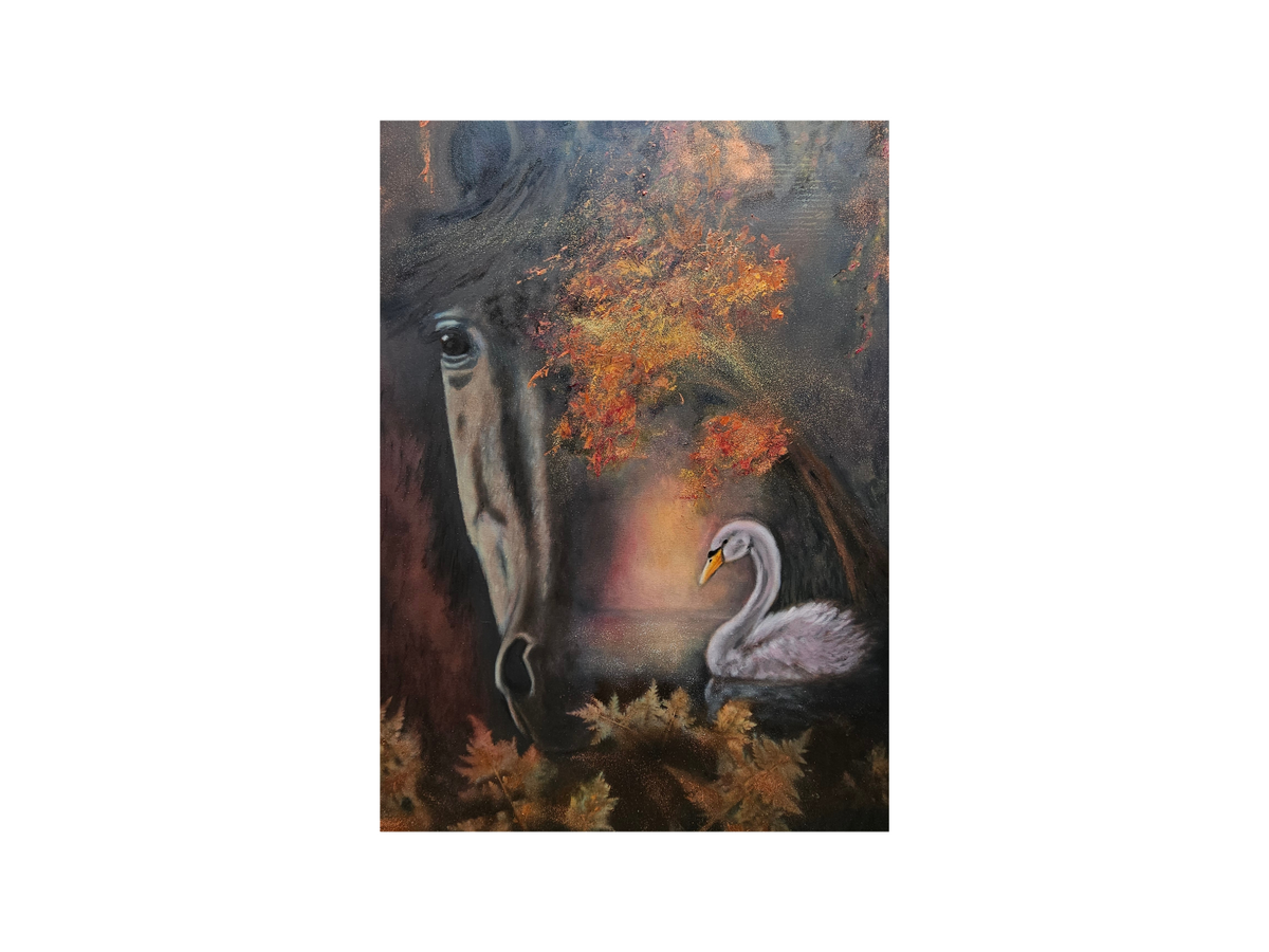 Originalt maleri "Autenticitet" 80x100cm
