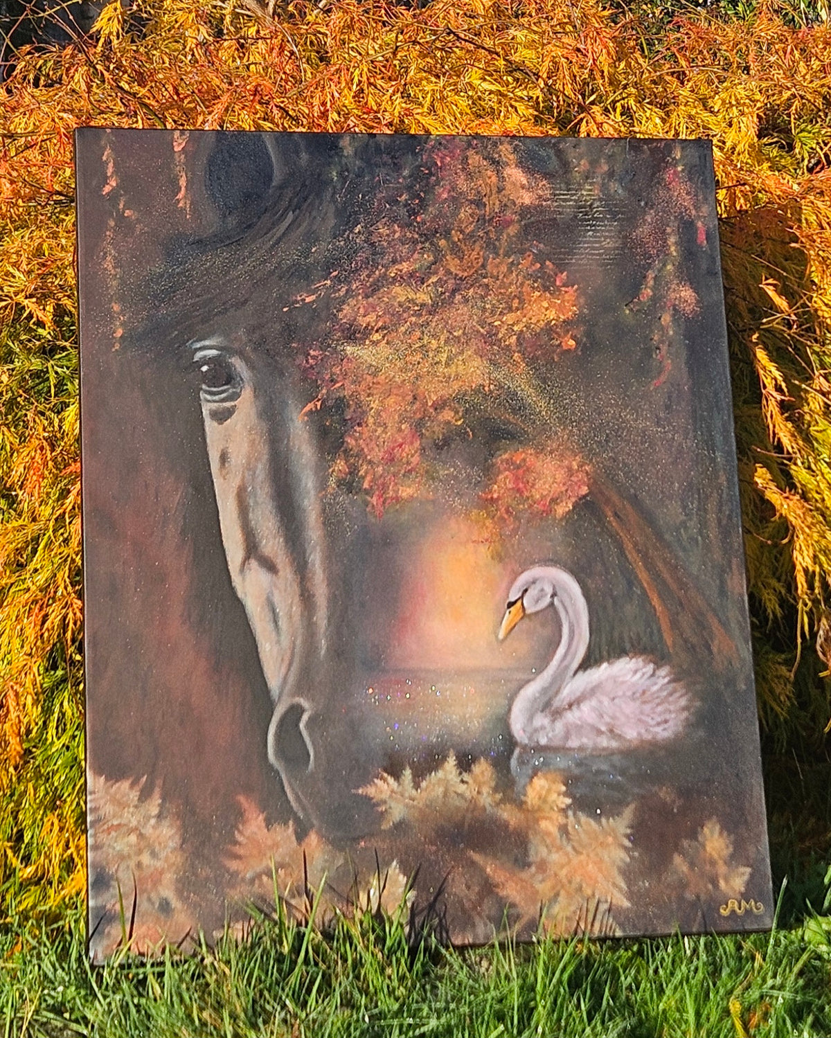 Originalt maleri "Autenticitet" 80x100cm