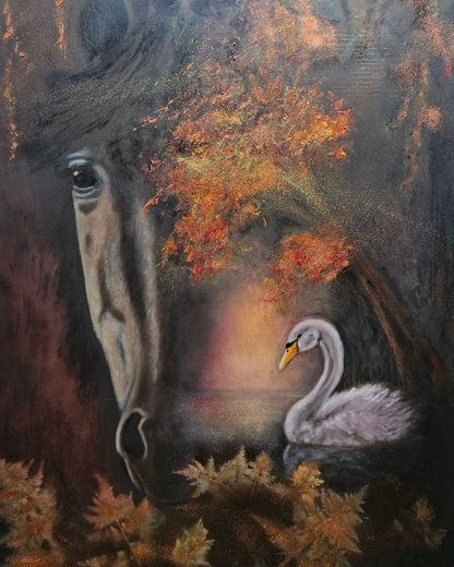 Originalt maleri "Autenticitet" 80x100cm