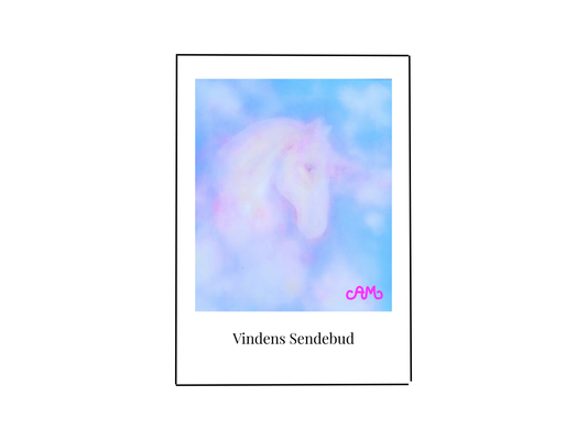 Kunstplakat med hvid kant - Vindens Sendebud