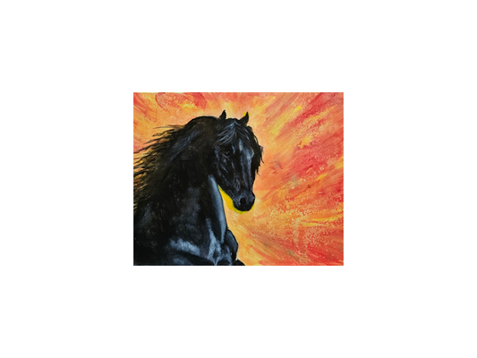 Originalt maleri "Fornyet styrke" 42x59,4 cm