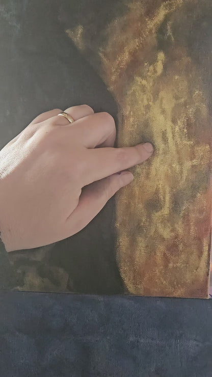 Originalt maleri "Indsigt" 40x30 cm