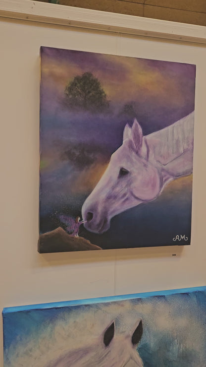Originalt maleri "På en Mission" 70x90 cm