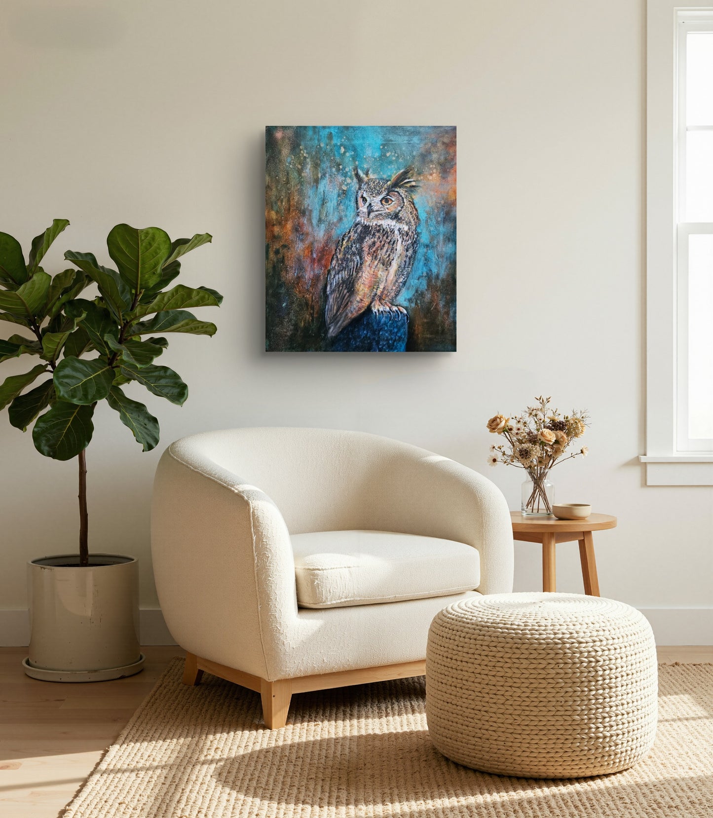 Originalt maleri "Perception" 60x70 cm