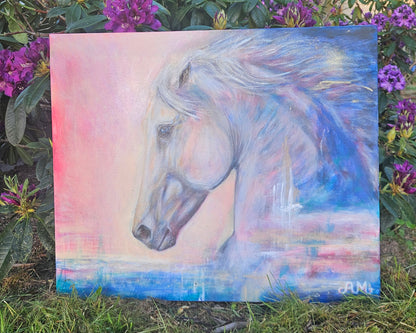 Originalt maleri "Egen Kraft" 60x50 cm