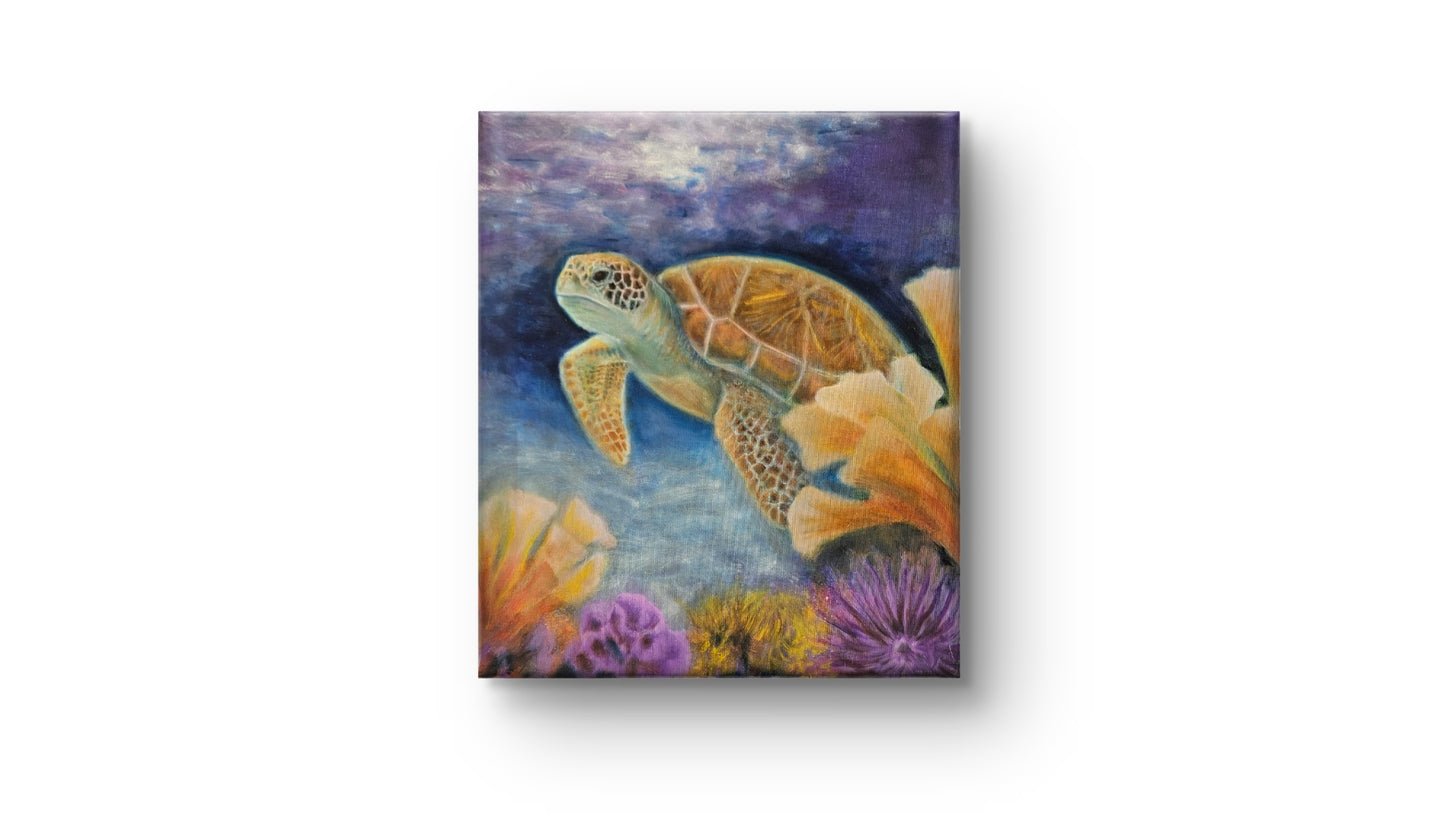 Originalt maleri "I Tidens Strøm" 60x70 cm