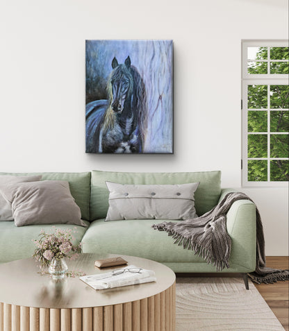 Originalt maleri "Helhed" 70x90 cm