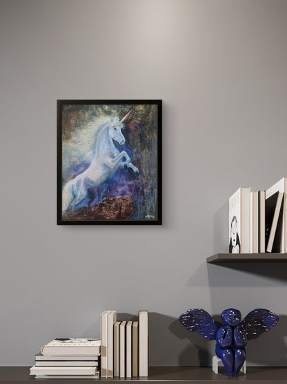 Originalt maleri "Sandhedens Time" 50x60 cm