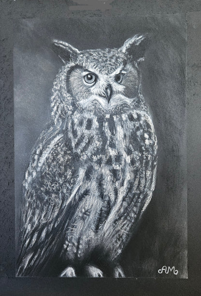 Original tegning "Klarhed" 50x70 cm