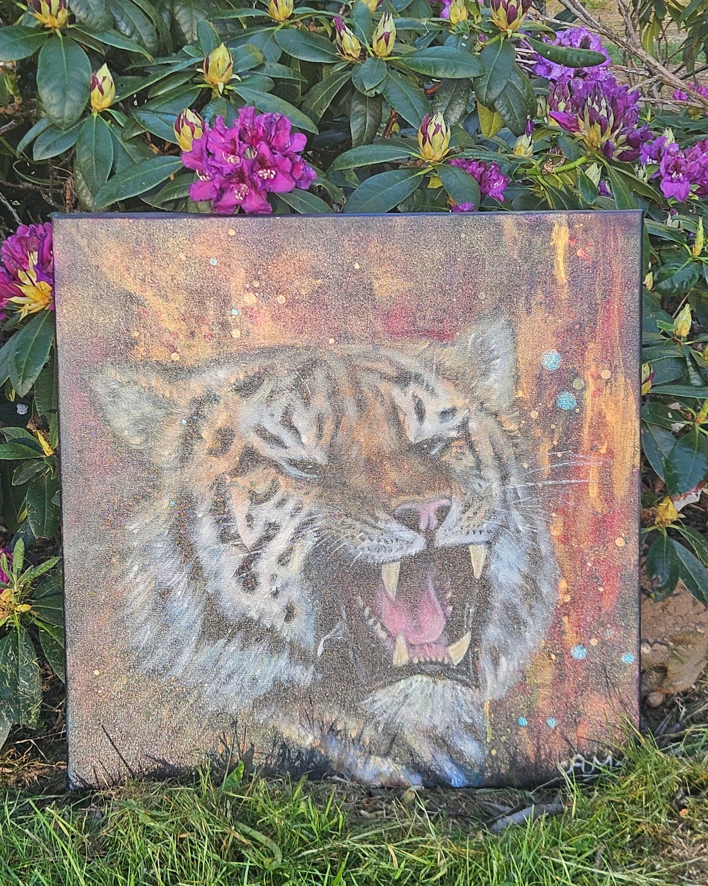 Originalt maleri "Try Me" 50x50 cm