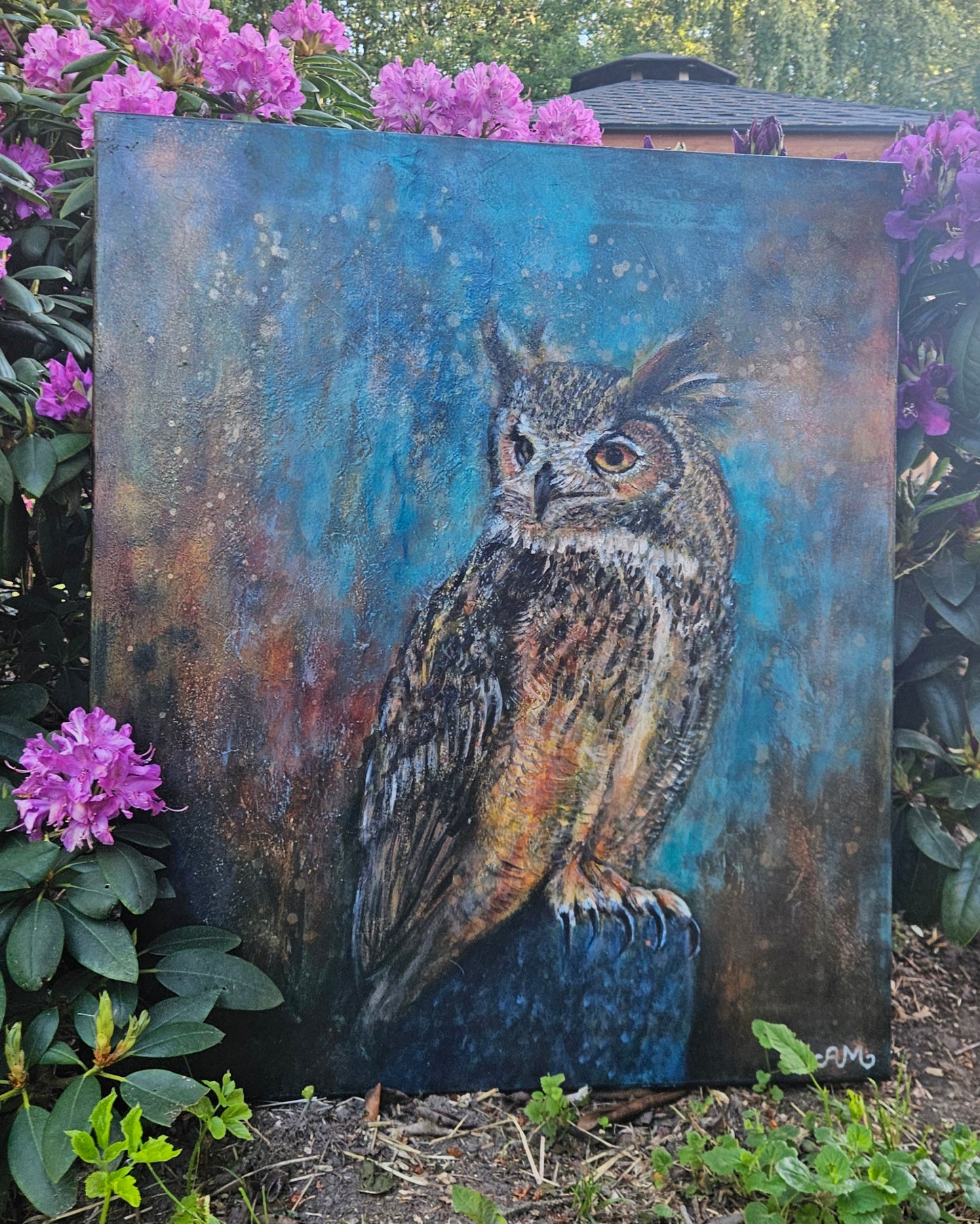 Originalt maleri "Perception" 60x70 cm