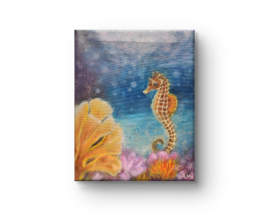 Originalt oliemaleri "Havets Hjerte" 40x50 cm