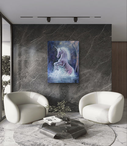 Originalt maleri "Forvandlingens Kraft" 60x80 cm