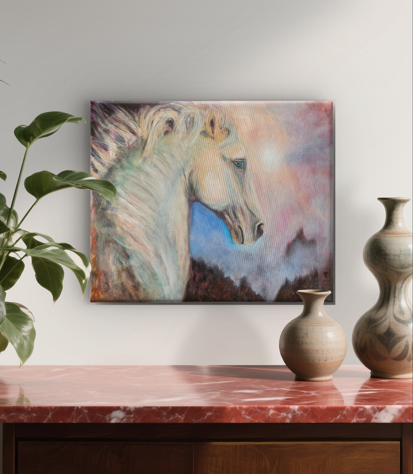 Original painting "In My Own Light" 60x50 cm