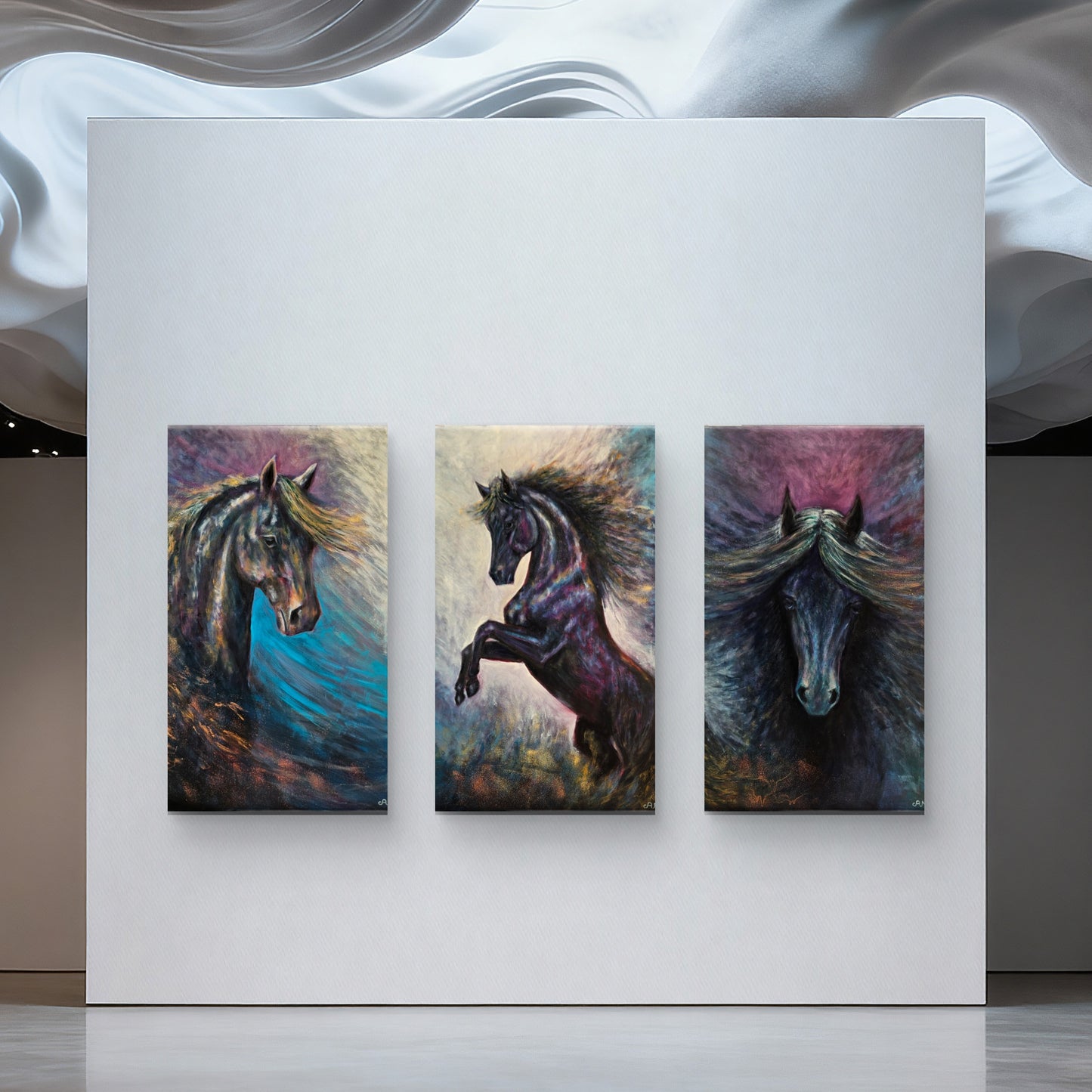 Originalt triptykon "Activation"