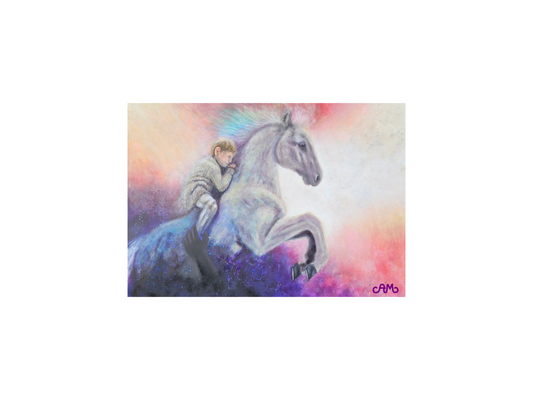 Kunstplakat 70x50 cm - Redningen