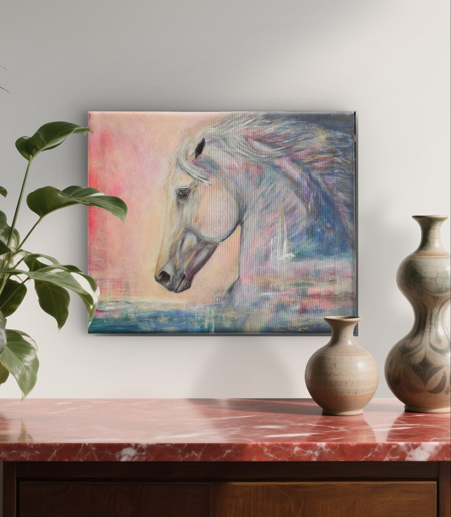 Original painting "Egen Kraft" 60x50 cm