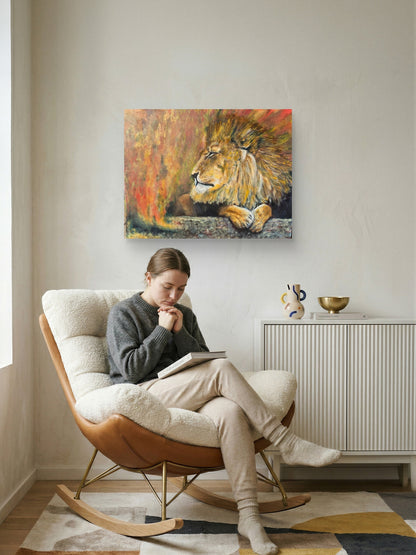 Original painting "The Call of Silence" 60x80 cm