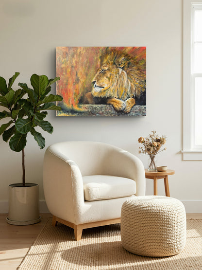 Original painting "The Call of Silence" 60x80 cm