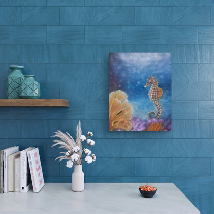 Originalt oliemaleri "Havets Hjerte" 40x50 cm