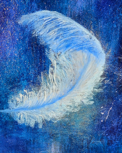 Originalt maleri "På en Mission" 70x90 cm