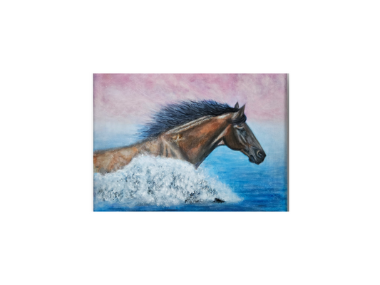 Kunstplakat 70x50 cm - Frihedens Bølge
