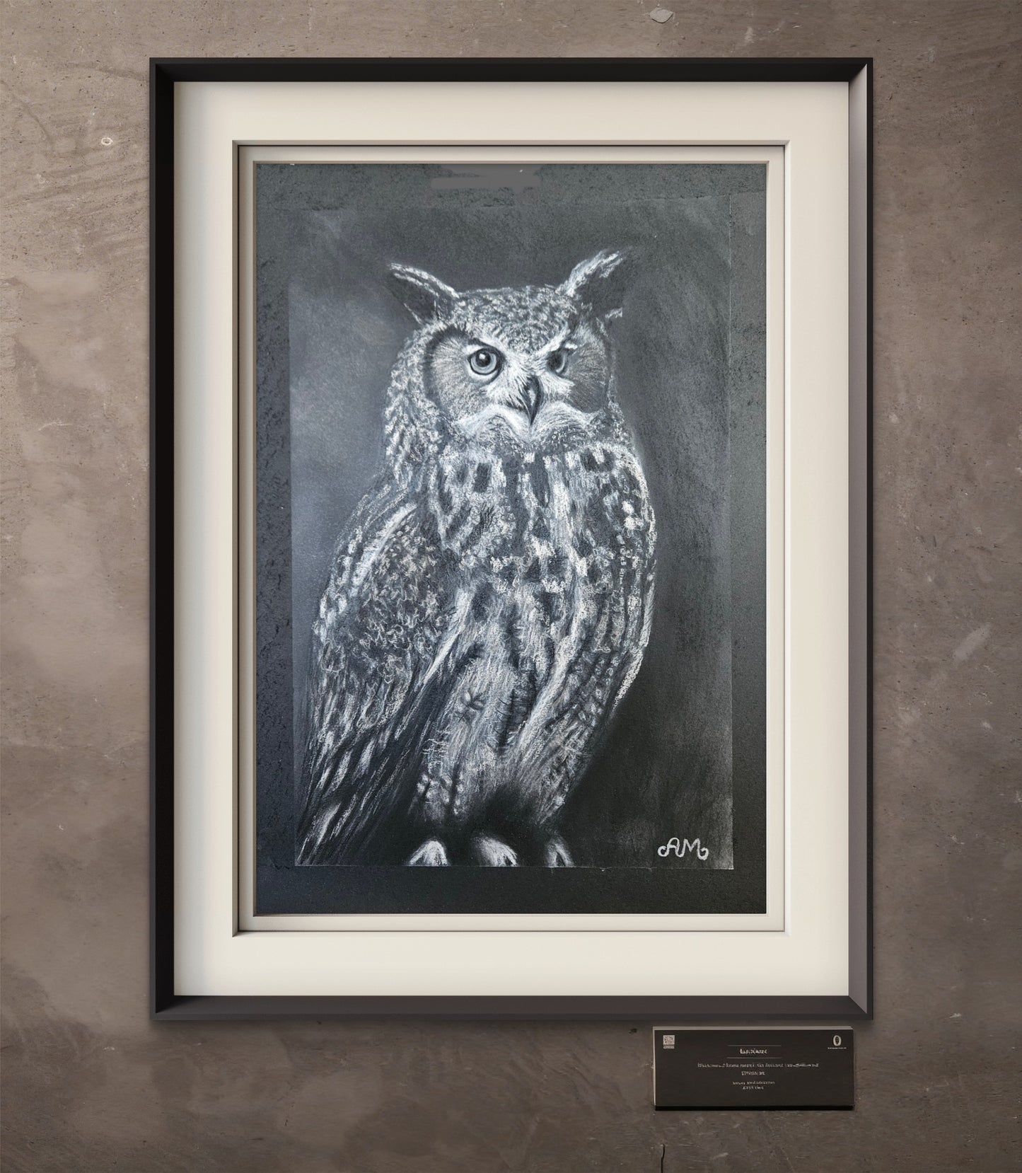 Original tegning "Klarhed" 50x70 cm