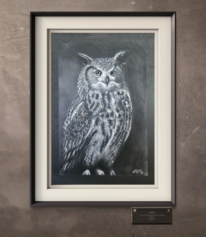 Original tegning "Klarhed" 50x70 cm