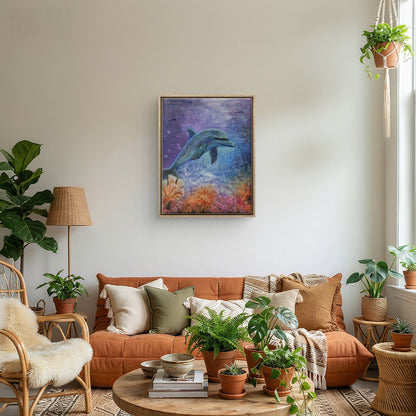 Originalt maleri "Lyset Finder Vej" 70x90 cm