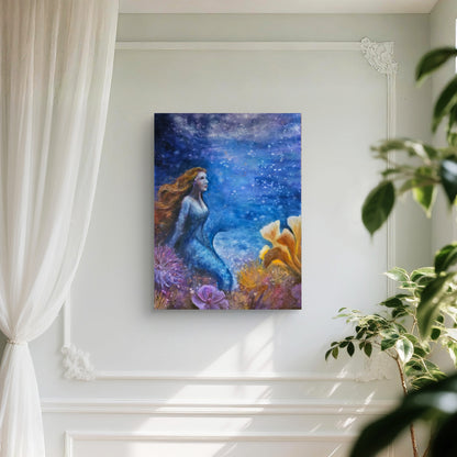 Originalt maleri "Stilhedens Kald" 60x80 cm