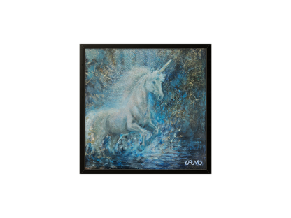 Originalt maleri "Calyra" 30x30 cm