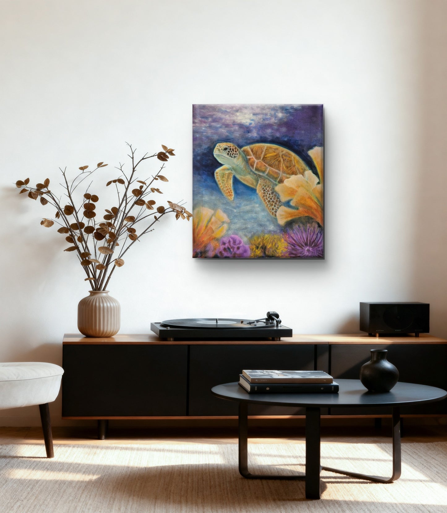 Originalt maleri "I Tidens Strøm" 60x70 cm