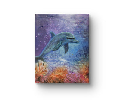 Originalt maleri "Lyset Finder Vej" 70x90 cm