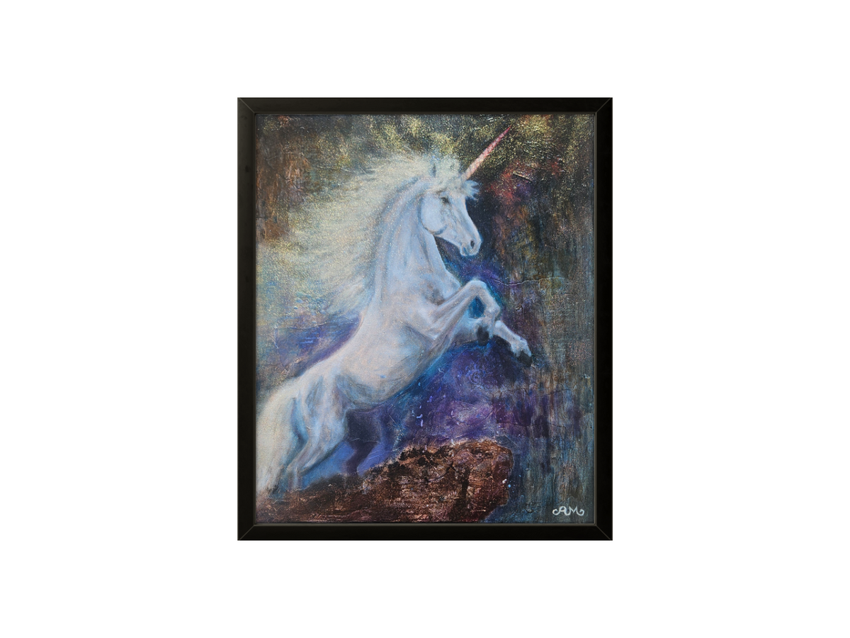 Originalt maleri "Sandhedens Time" 50x60 cm