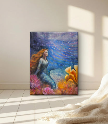 Originalt maleri "Stilhedens Kald" 60x80 cm