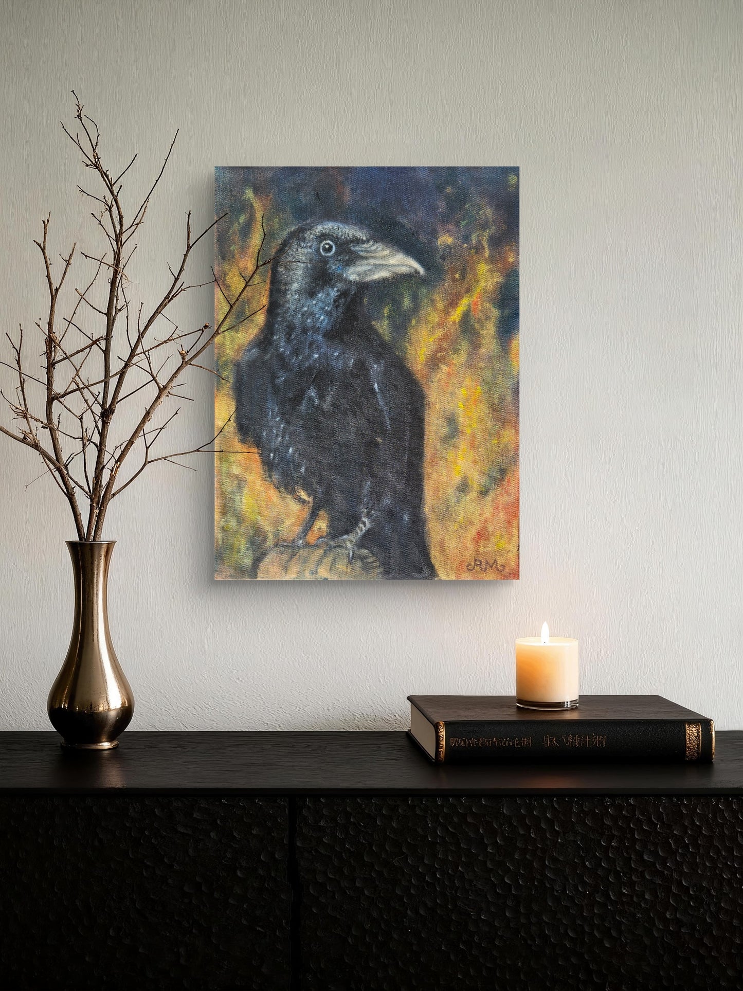 Originalt maleri "Indsigt" 40x30 cm