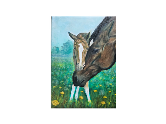 Originalt maleri "Første Lys" 60x80 cm